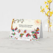 Sending You a Flock of Good Vibes, Neon Birds カード (黄色い花)