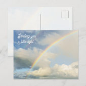 Sending You a Little Light Rainbow Thinking of You ポストカード (正面/裏面)