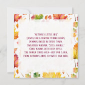 Sending You Autumn Blessings カード (裏面)