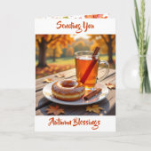 Sending You Autumn Blessings カード (正面)