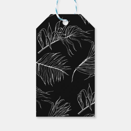 Sending You S'more Love Chic結婚式の引き出物ラベル ギフトタグ (裏面)