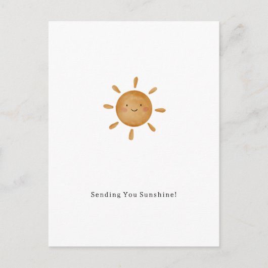 Sending You Sunshine Card ポストカード (正面)