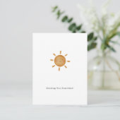 Sending You Sunshine Card ポストカード (スタンド正面)
