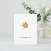 Sending You Sunshine Card Briefkaart 案内ポストカード (スタンド正面)