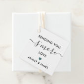 Sending You'S More Loveラベル結婚のグレーティール(緑がかった色) フェイバータグ (インサイチュ)