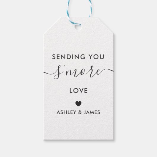 Sending You's More Loveラベル、結婚のラベル、Kraft ギフトタグ (正面)