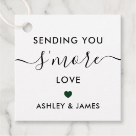 Sending You's More Loveラベル、結婚のForest Green フェイバータグ
