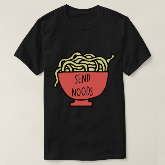 SendNoodsミーム Tシャツ (デザイン正面)