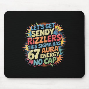 Sendy Rizzlers をゲットしよう 67 Aura Meme デザイン _1  マウスパッド