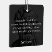 Senecaの部門:doersと批評家 セラミックオーナメント (右)