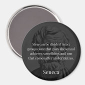 Senecaの部門：doersと批評家 マグネット (正面/裏面)