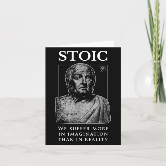 Seneca "インイマジネーション"ストイシズム引用文 カード (正面)