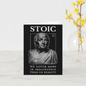 Seneca "インイマジネーション"ストイシズム引用文 カード (黄色い花)