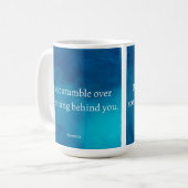 Seneca：前方に焦点を当て、過去につまずかない コーヒーマグカップ (正面左)