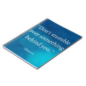 Seneca：前方に焦点を当て、過去につまずかない ノートブック (左側)