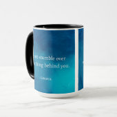 Seneca：前方に焦点を当て、過去につまずかない マグカップ (正面左)