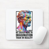 Seneca Overthinking Quote Stoicism Modern Stoic Ph マウスパッド (マウス)