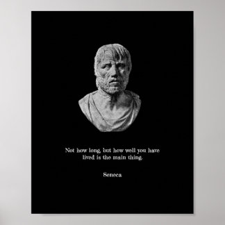 Seneca Poster – ストイック哲学 ポスター