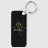 Seneca's Insight: Fears Compared to Real Dangers キーホルダー (裏面)