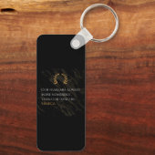 Seneca's Insight: Fears Compared to Real Dangers キーホルダー (裏面)