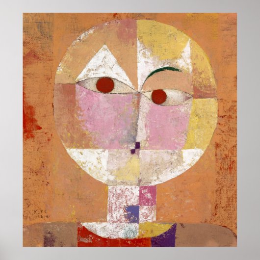 Senecio (Baldgreis) (1922絵を描)のPaul Klee ポスター (正面)