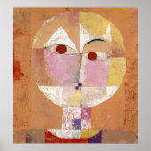 Senecio (Baldgreis) (1922絵を描)のPaul Klee ポスター (正面)