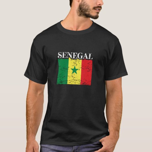 Senegal African Pride and Heritage Tシャツ (正面)