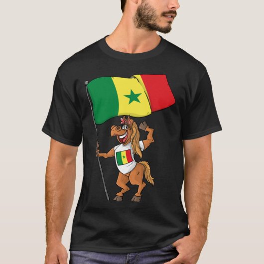 Senegal Fan Horse Tシャツ (正面)