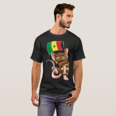 Senegal Fan Mouse Tシャツ (正面フル)