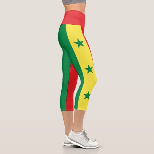 Senegal Flag カプリレギンス (右)