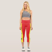 Senegal Flag カプリレギンス (正面)