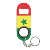 Senegal Flag キーホルダー栓抜き (裏面)