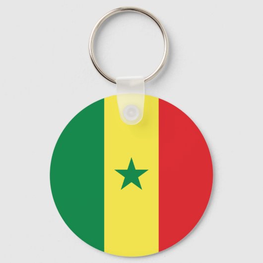 Senegal Flag キーホルダー (正面)