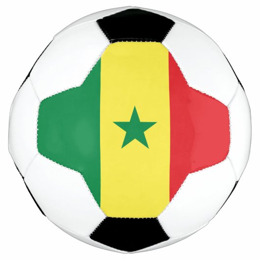 Senegal Flag サッカーボール (正面)