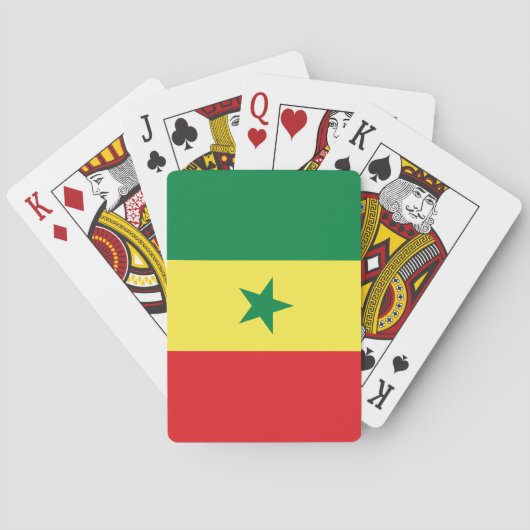 Senegal Flag トランプ (裏面)