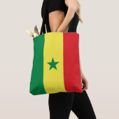 Senegal Flag トートバッグ (クローズアップ)