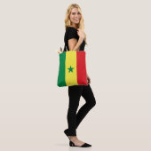 Senegal Flag トートバッグ (モデル)