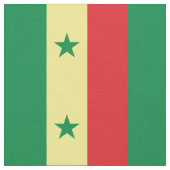 Senegal Flag ファブリック (クローズアップ)