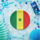 Senegal Flag ペーパープレート (パーティー)