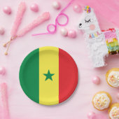 Senegal Flag ペーパープレート (パーティー)