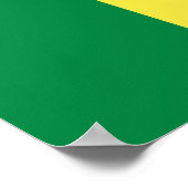Senegal Flag ポスター (角)
