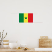 Senegal Flag ポスター (キッチン)