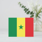Senegal Flag ポストカード (スタンド正面)