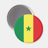 Senegal Flag マグネット (正面/裏面)