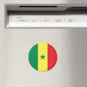Senegal Flag マグネット (インサイチュ (食洗機))