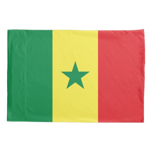 Senegal Flag 枕カバー (裏面)