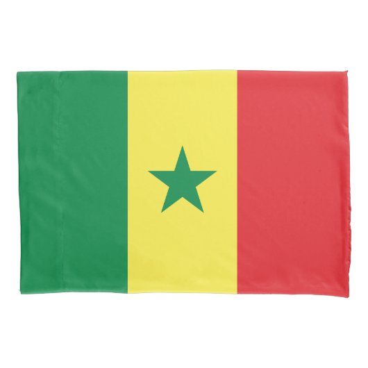 Senegal Flag 枕カバー (正面)
