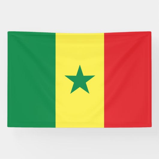 Senegal Flag 横断幕 (横)