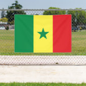 Senegal Flag 横断幕 (インサイチュ)