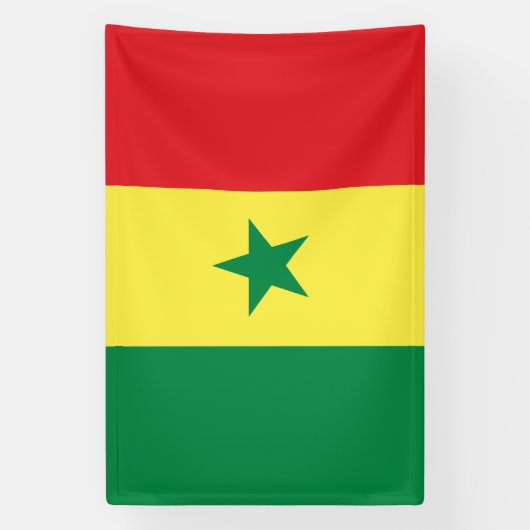 Senegal Flag 横断幕 (縦)